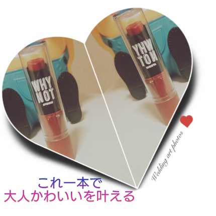 WHY NOT SPINNS マットリップスティック/DAISO/口紅を使ったクチコミ(1枚目)