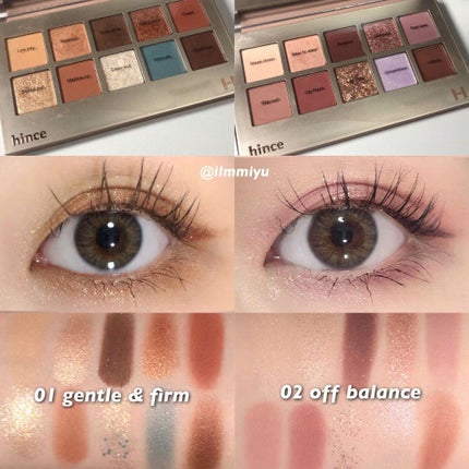 ニューデップスアイシャドウパレット/hince/アイシャドウパレットを使ったクチコミ(1枚目)