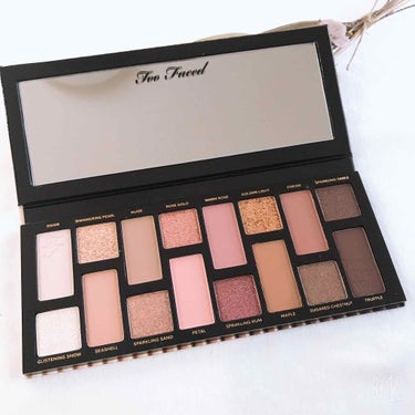 ボーン ディス ウェイ ザ ナチュラル ヌード アイシャドウ パレット/Too Faced/アイシャドウパレットを使ったクチコミ（2枚目）