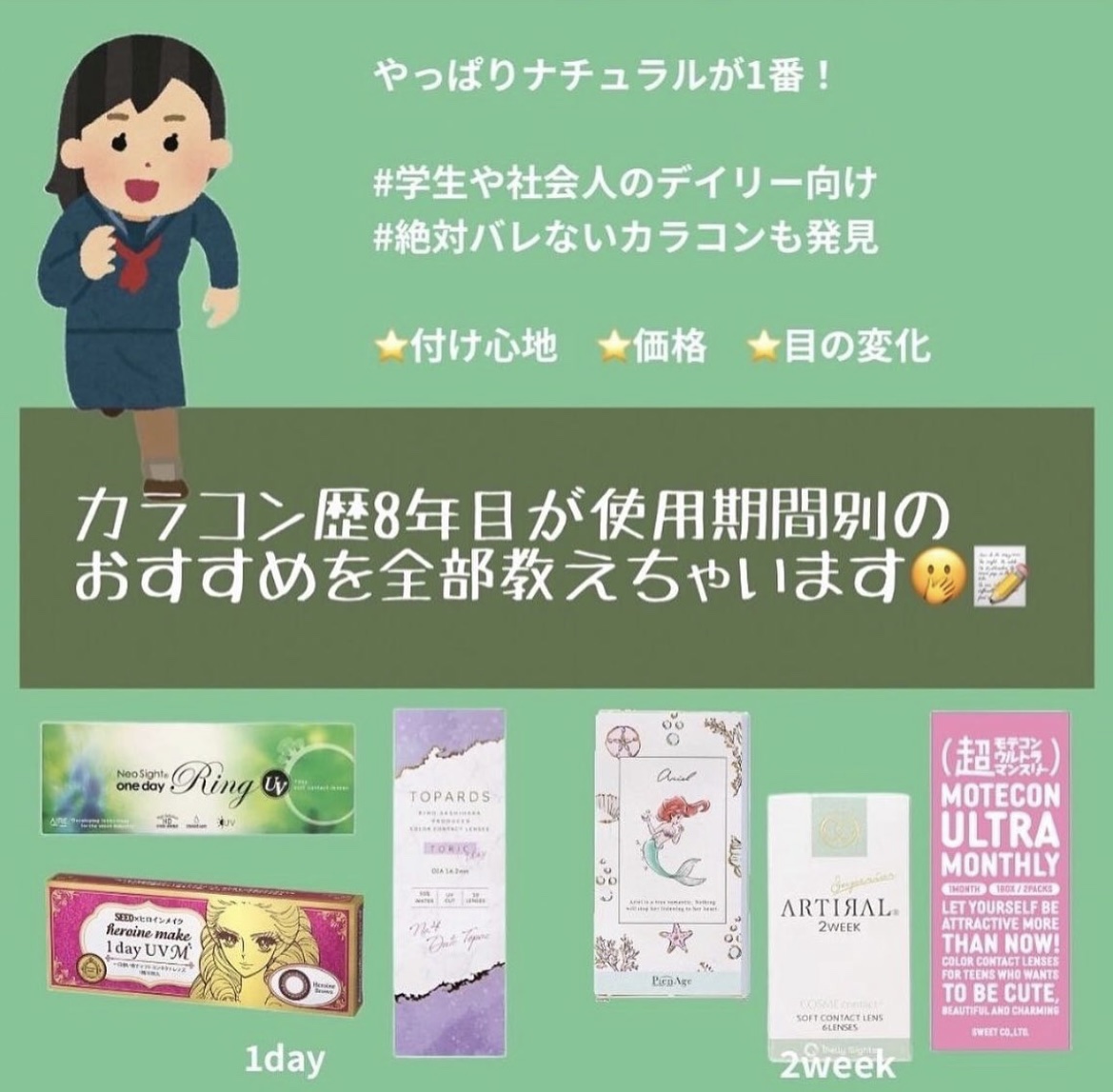 アーティラル スペリア 2week オークル/ARTIRAL/２週間（２WEEKS）カラコンを使ったクチコミ（1枚目）