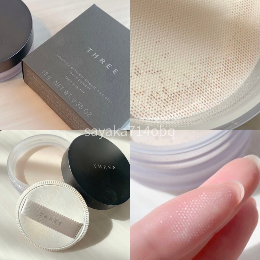 アドバンスドエシリアルスムースオペレーター ルースパウダー/THREE/ルースパウダーを使ったクチコミ(1枚目)