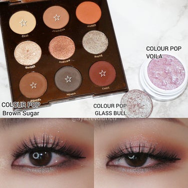 COLOURPOPxKARRUECHE ブラウンシュガーパレット/ColourPop/アイシャドウパレットを使ったクチコミ（1枚目）