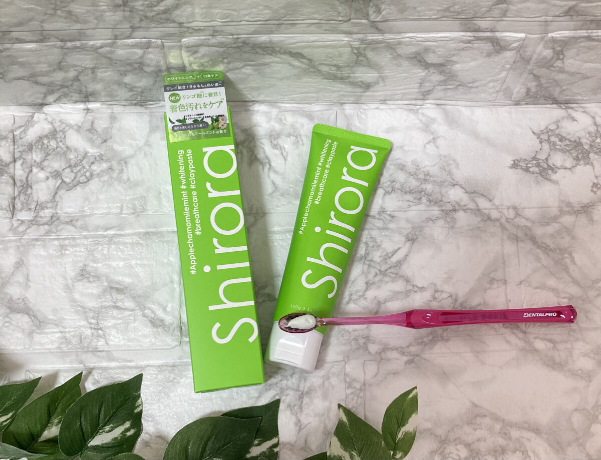 シローラクレイホワイトニング アップルカモミールミント/Shirora/歯磨き粉を使ったクチコミ（2枚目）