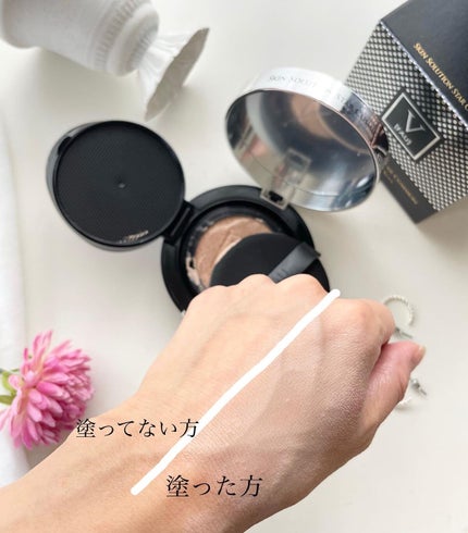 スキンソリューションスタークッション/FAU/クッションファンデーションを使ったクチコミ(3枚目)