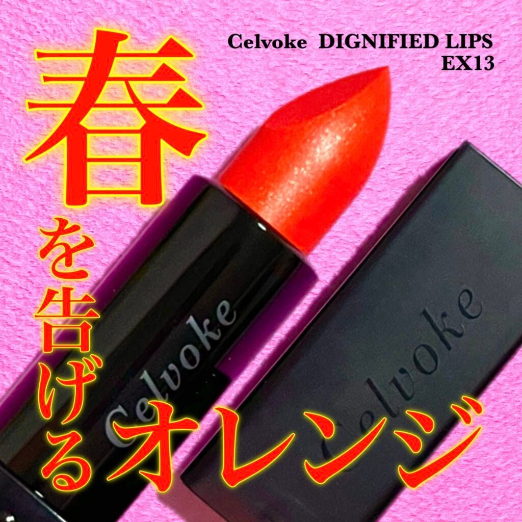 ディグニファイド リップス/Celvoke/口紅を使ったクチコミ(1枚目)