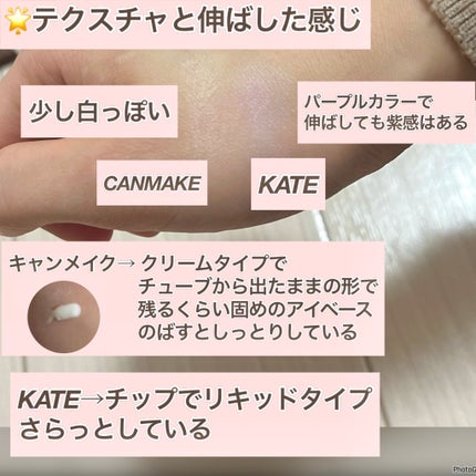 ラスティングマルチアイベース WP/キャンメイク/アイシャドウベースを使ったクチコミ(3枚目)