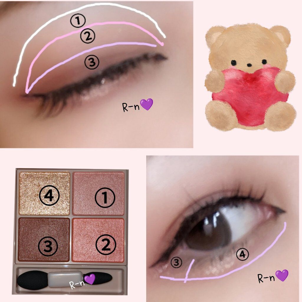 シルキースフレアイズ（マットタイプ）/キャンメイク/アイシャドウパレットを使ったクチコミ（2枚目）