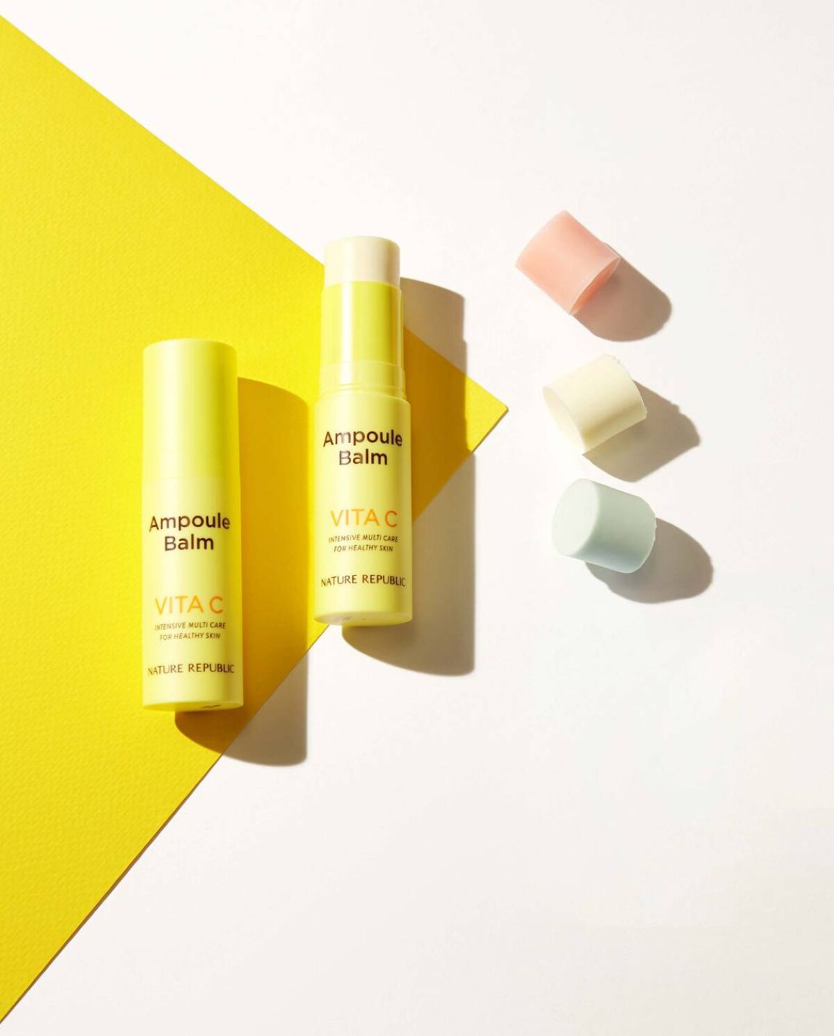 スティック美容液(コラーゲン)/ネイチャーリパブリック/フェイスバームを使ったクチコミ（3枚目）