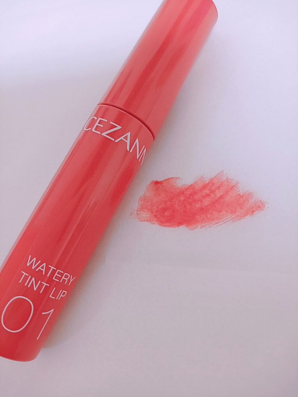 ウォータリーティントリップ/CEZANNE/リップティントを使ったクチコミ（1枚目）
