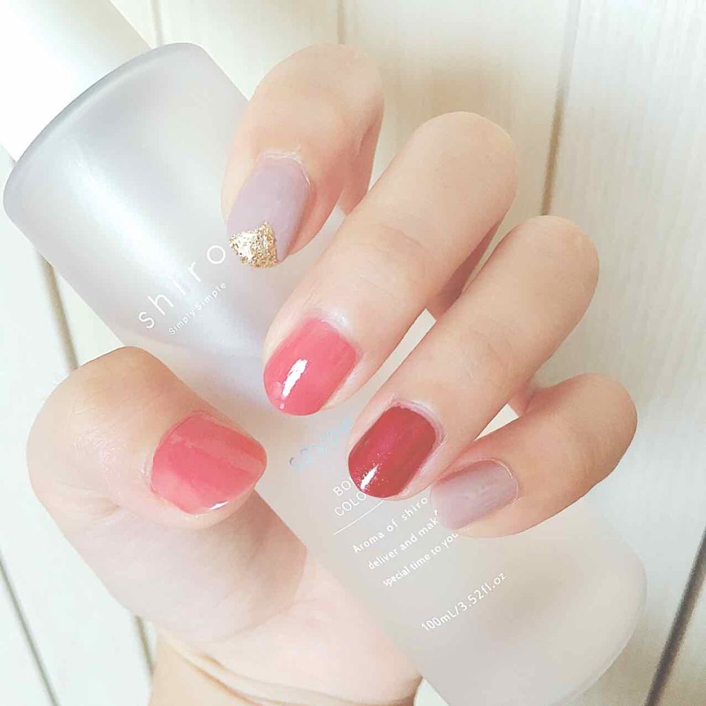 #シンプル秋ネイルのネイルデザイン