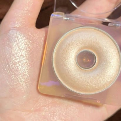 ドーナッツハイライト 01 シュガーバター/JUDYDOLL/パウダーハイライトを使ったクチコミ（1枚目）