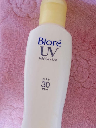 ビオレ ビオレUV マイルドケアミルク SPF30のクチコミ「肌に優しいし、ベタつき苦手マンにおすすめ！

【使った商品】
ビオレUV マイルドケアミルク .....」（1枚目）