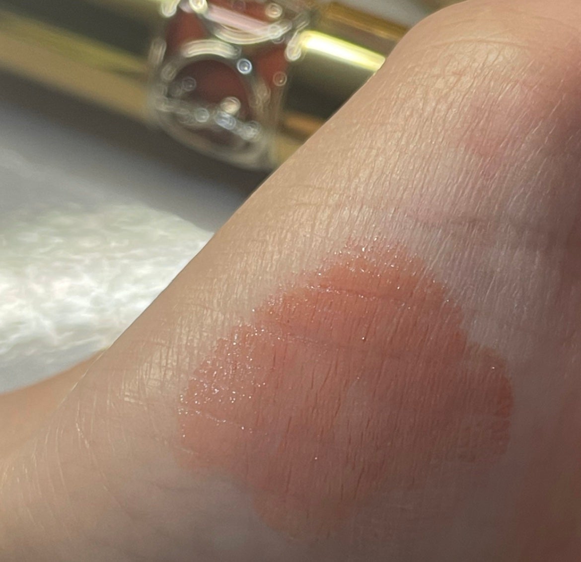 ルージュ ヴォリュプテ シャイン/YVES SAINT LAURENT BEAUTE/口紅を使ったクチコミ(3枚目)