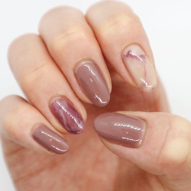 ネイルポリッシュ prune cream/POMUM NAIL/マニキュアを使ったクチコミ（2枚目）