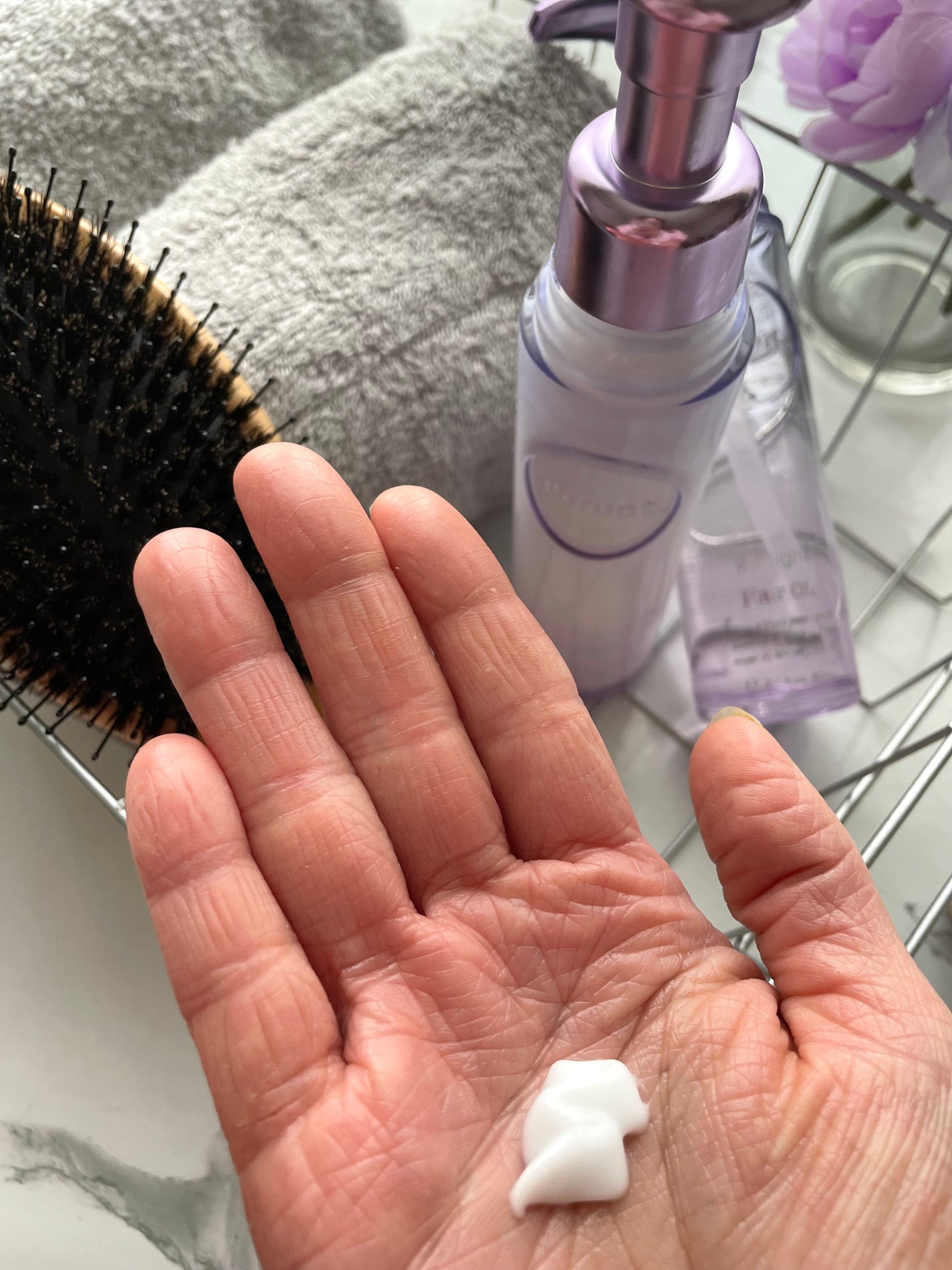 プルント リライト美容液ヘアミルク/Purunt./ヘアミルクを使ったクチコミ(3枚目)