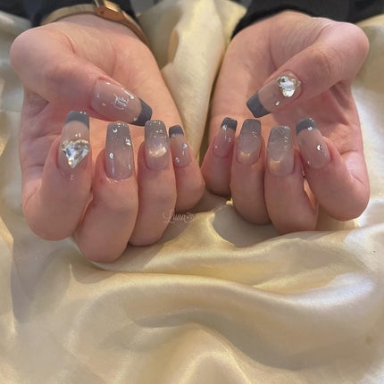 #ジェルネイル,#ワンカラーネイル,#ニュアンスネイル,#うるうるネイル,#ちゅるんネイル,#シンプルネイル,#パーツネイル,#透け感ネイル,#クリアネイル,#ぷっくりネイル,#ちぐはぐネイル,#韓国ネイル,#きらきらネイル,#うるつやネイル,#フレンチガーリーネイル,#グラデーションネイル,#グレーネイル,#フレンチネイルのネイルデザイン