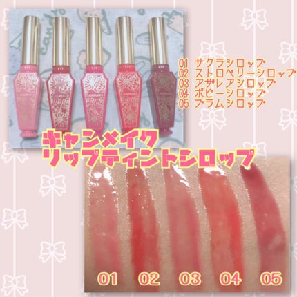 リップティントシロップ/キャンメイク/リップティントを使ったクチコミ(1枚目)