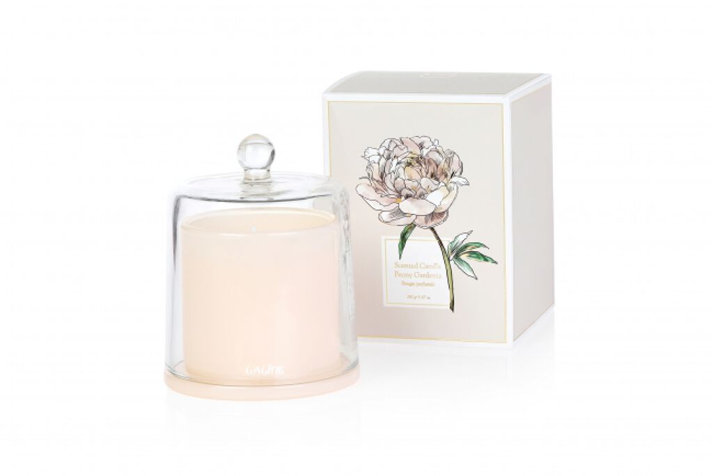 Laline ピオニーガーデニア センティッドキャンドル 