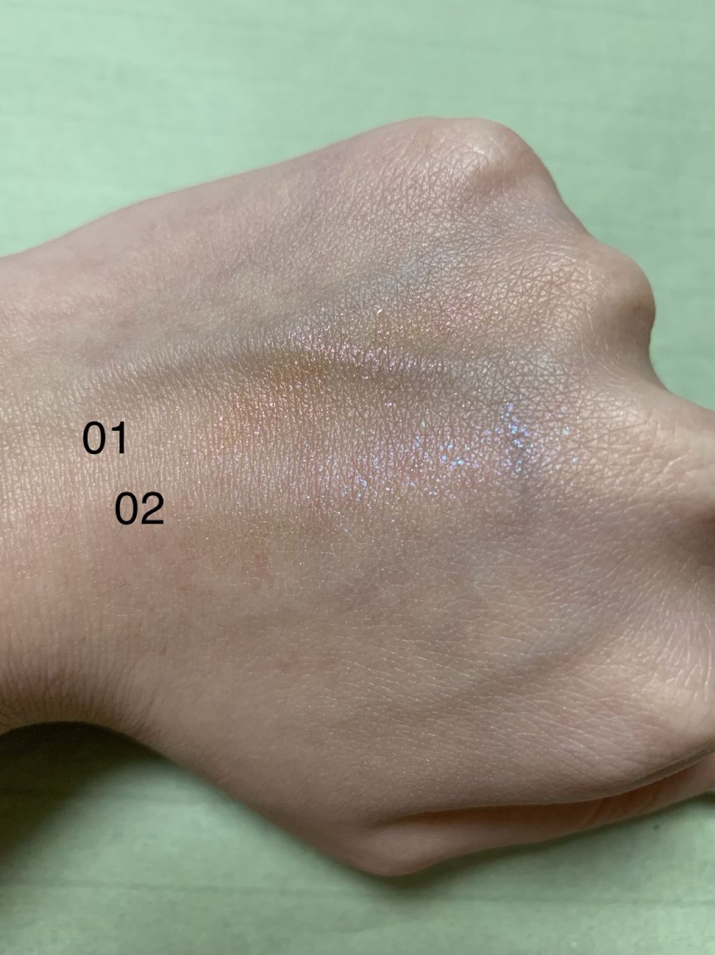 シマリングオーロラアイズ/キャンメイク/単色アイシャドウを使ったクチコミ(3枚目)