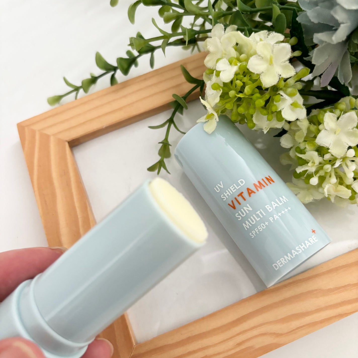 UVシールドビタミンサンマルチバーム/DERMASHARE/日焼け止めクリームを使ったクチコミ(3枚目)