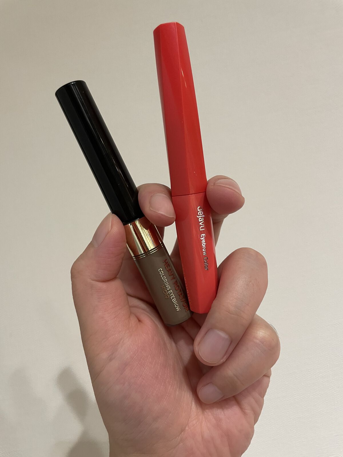 カラーリングアイブロウ マイクロ/ヘビーローテーション/眉マスカラを使ったクチコミ（1枚目）