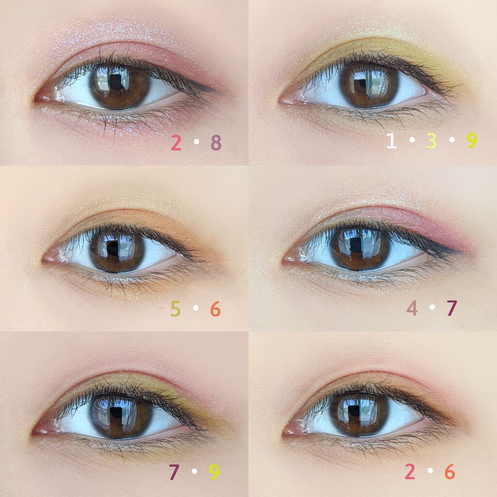 UR GLAM BLOOMING EYE COLOR PALETTE/U R GLAM/アイシャドウパレットを使ったクチコミ(3枚目)