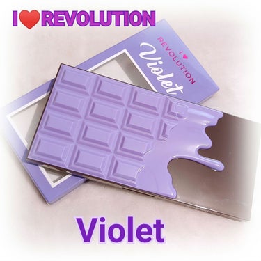 I Heart Revolution Violet Chocolate Palette/MAKEUP REVOLUTION/アイシャドウパレットを使ったクチコミ（1枚目）