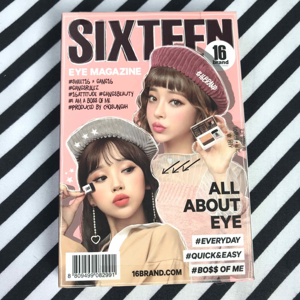 16 EYE MAGAZINE/16BRAND/アイシャドウパレットを使ったクチコミ(4枚目)