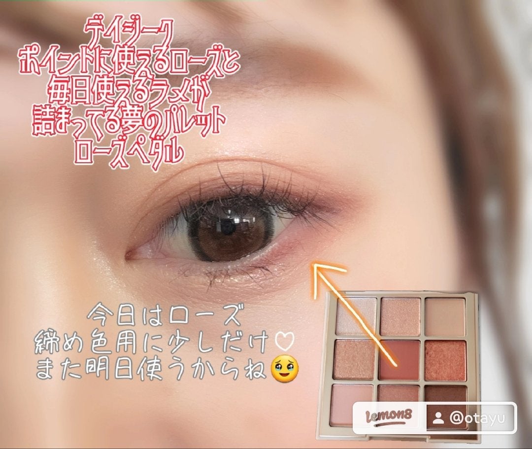 シャドウパレット/dasique/アイシャドウパレットを使ったクチコミ(2枚目)