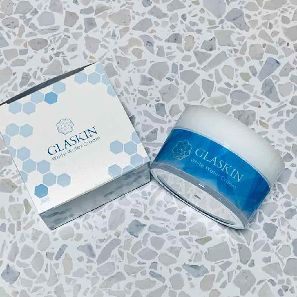 GLASKIN ホワイトウォータークリーム/さくらの森/オールインワン化粧品を使ったクチコミ（1枚目）