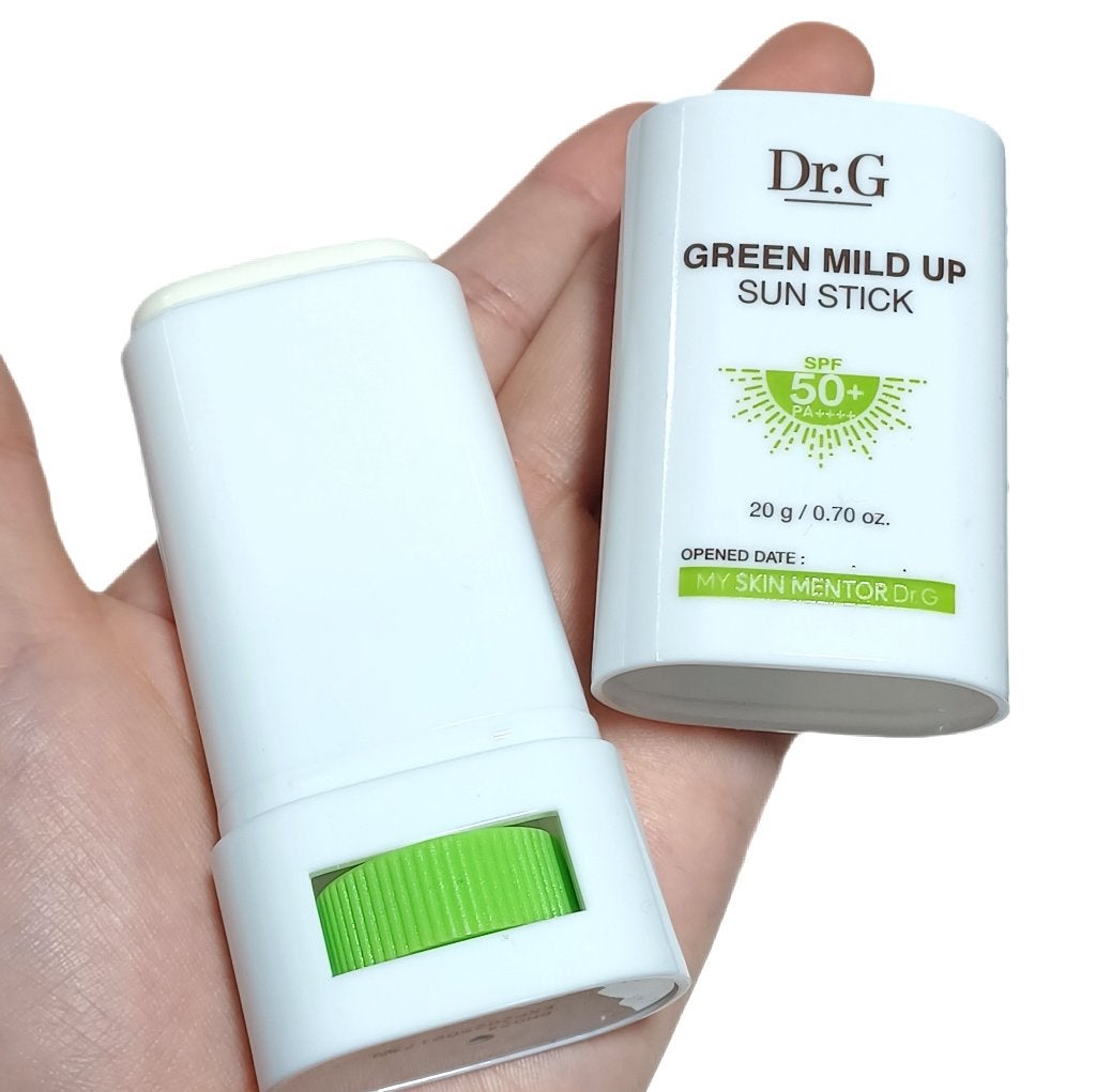 グリーンマイルドサンスティック SPF50+ PA++++/Dr.G/日焼け止めスティックを使ったクチコミ(2枚目)