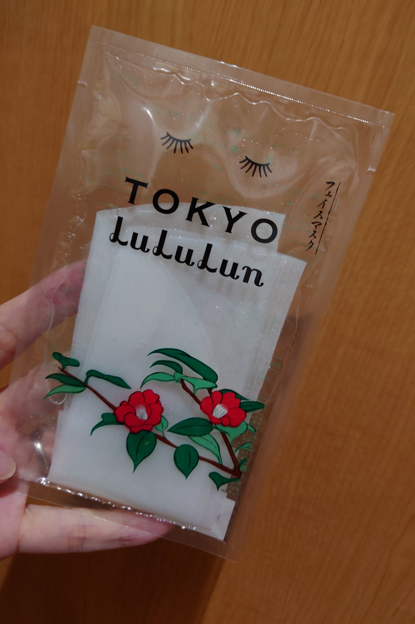 東京ルルルン（粋な椿のマスク）/ルルルン/シートマスク・パックを使ったクチコミ（3枚目）