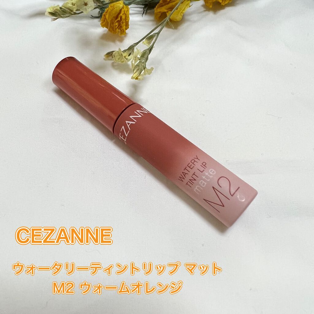 ウォータリーティントリップ マット/CEZANNE/リップティントを使ったクチコミ(1枚目)