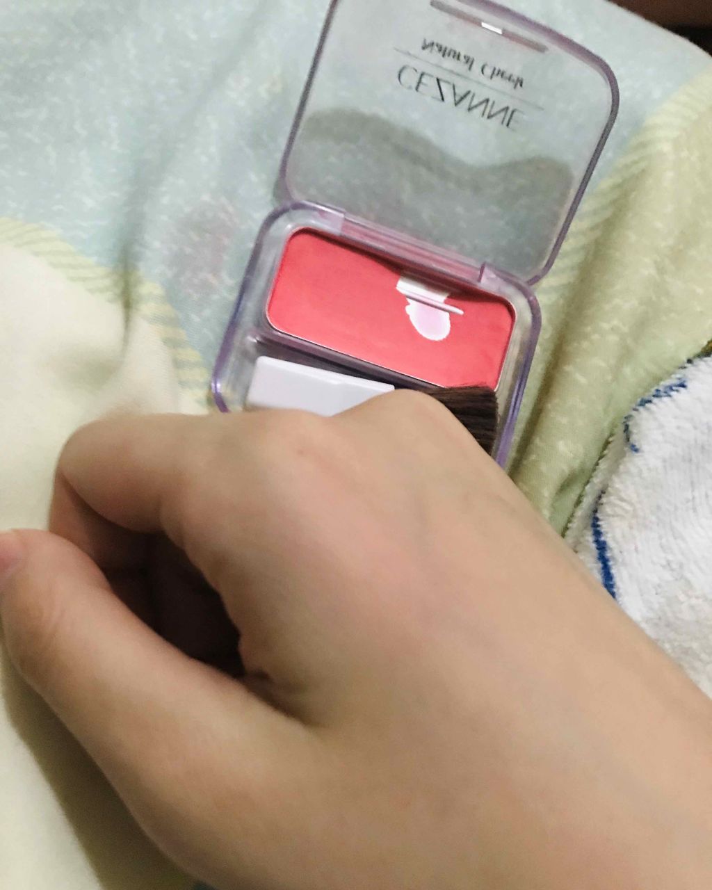 ナチュラル チークN/CEZANNE/パウダーチークを使ったクチコミ(2枚目)