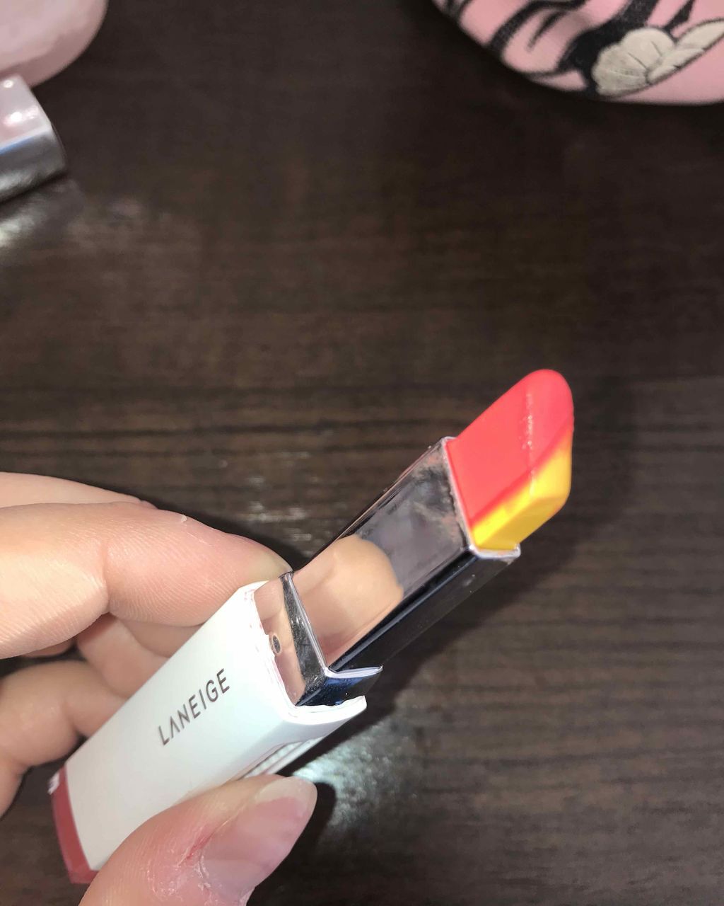 ツー トーン リップ バー/LANEIGE/口紅を使ったクチコミ（2枚目）