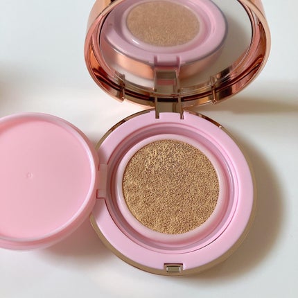 ピンクティーツリーカバークッション/APLIN/クッションファンデーションを使ったクチコミ(4枚目)