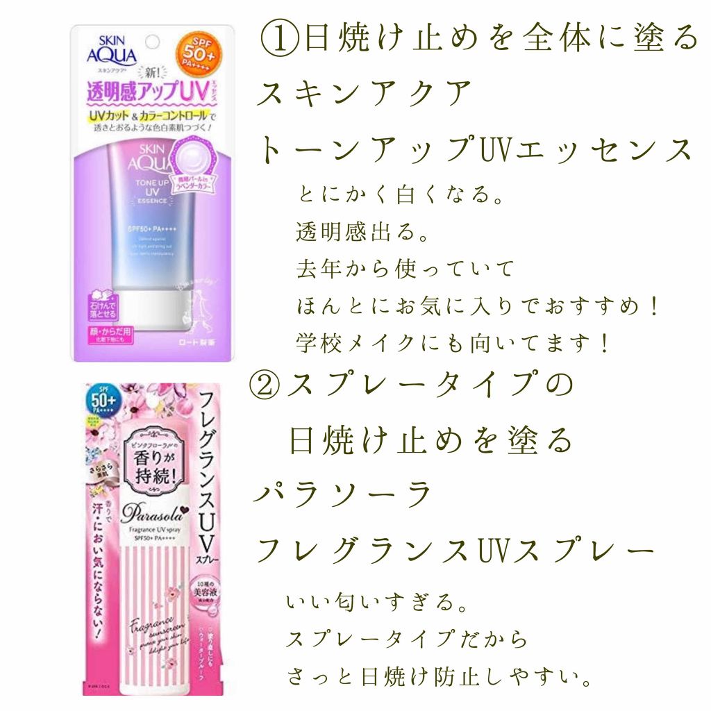 パラソーラ フレグランス UVスプレー/パラソーラ/日焼け止め・UVケアを使ったクチコミ（2枚目）