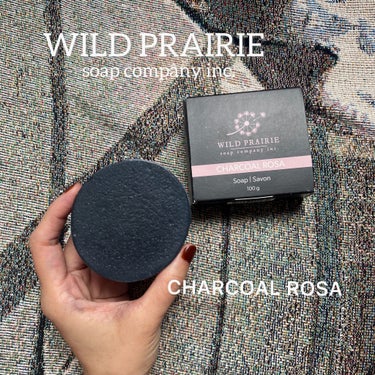 石けんチャコールローザ/Wild Prairie Soap/洗顔石鹸を使ったクチコミ（1枚目）