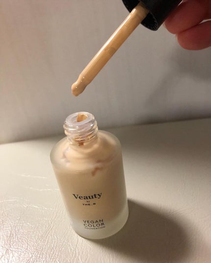 ヴィーガン カラーファンデーション/Veauty by THE_B/リキッドファンデーションを使ったクチコミ(4枚目)
