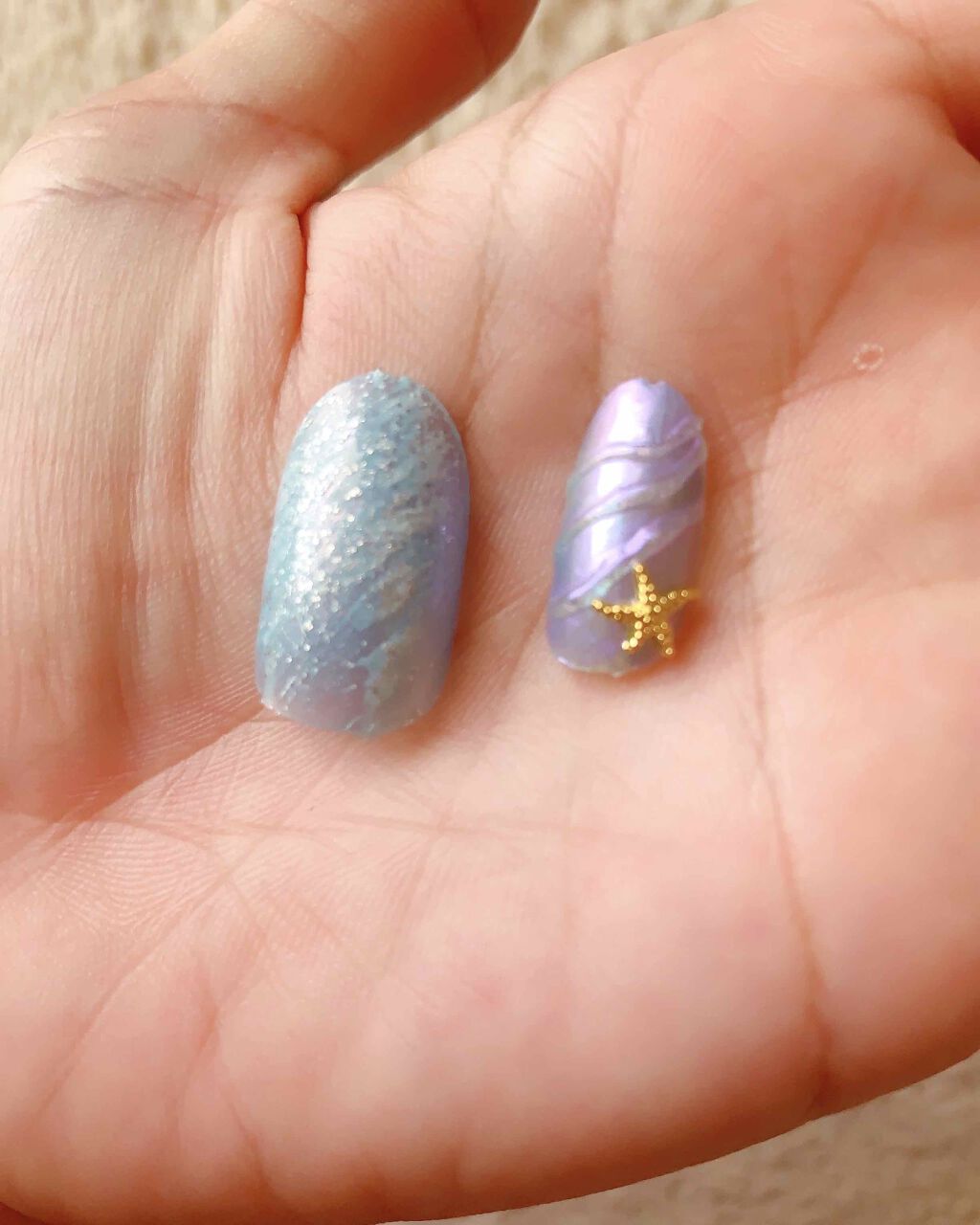 ネイルホリック リミテッドカラー Sea Shell/ネイルホリック/マニキュアを使ったクチコミ(3枚目)