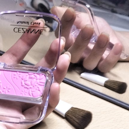 ナチュラル チークN/CEZANNE/パウダーチークを使ったクチコミ(4枚目)