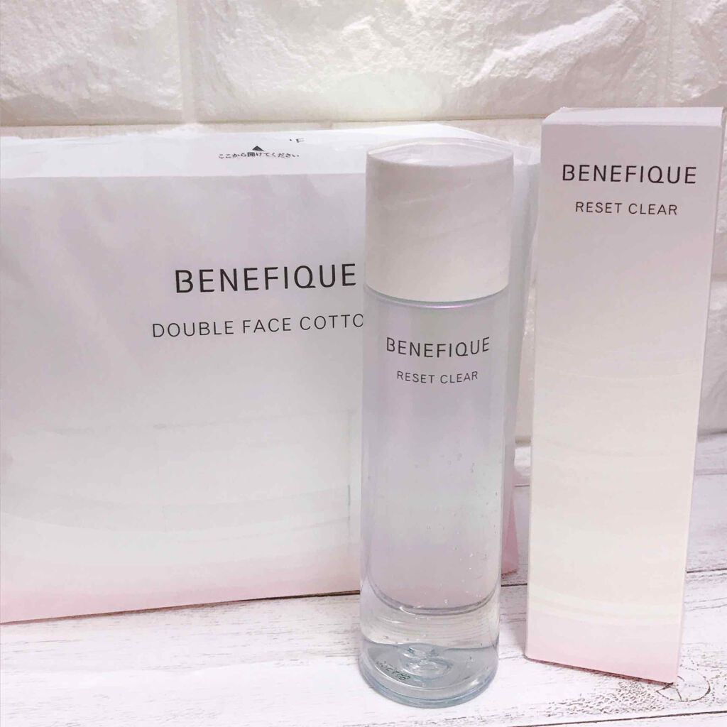 リセットクリア/BENEFIQUE/化粧水を使ったクチコミ(1枚目)
