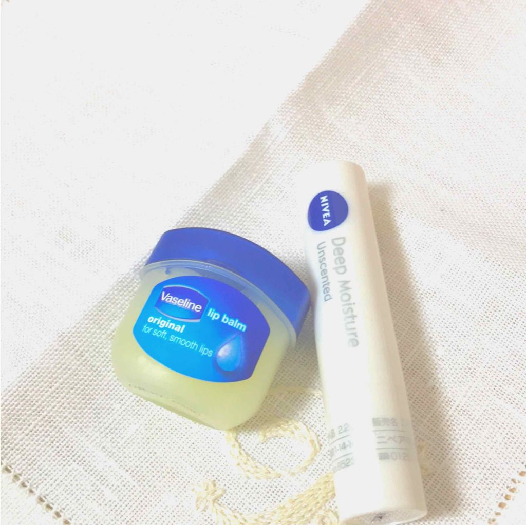 ニベア ディープモイスチャーリップ/ニベア/リップクリームを使ったクチコミ（1枚目）