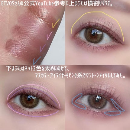ミネラルクラッシィシャドー/エトヴォス/アイシャドウパレットを使ったクチコミ(6枚目)