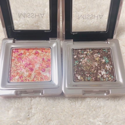 グリッタープリズム シャドウ/MISSHA/グリッターを使ったクチコミ(2枚目)