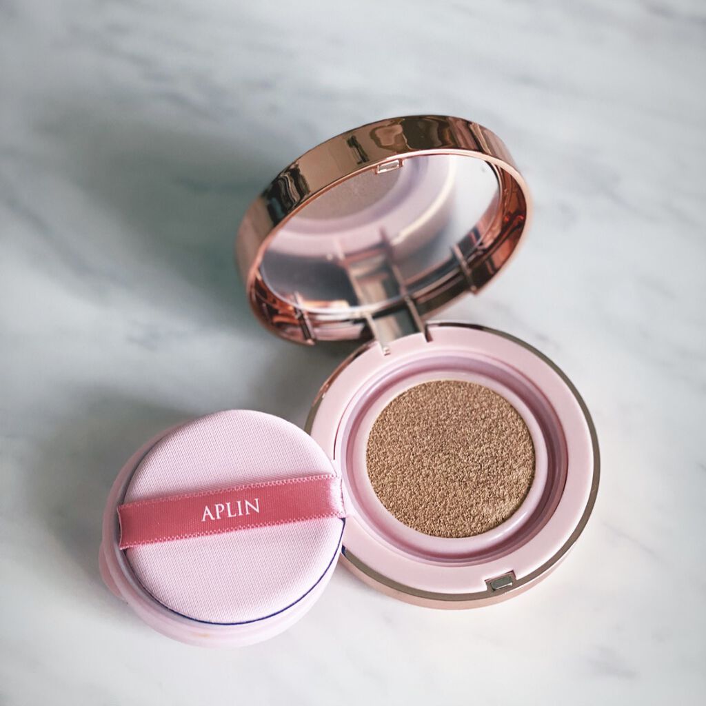 ピンクティーツリーカバークッション/APLIN/クッションファンデーションを使ったクチコミ（2枚目）