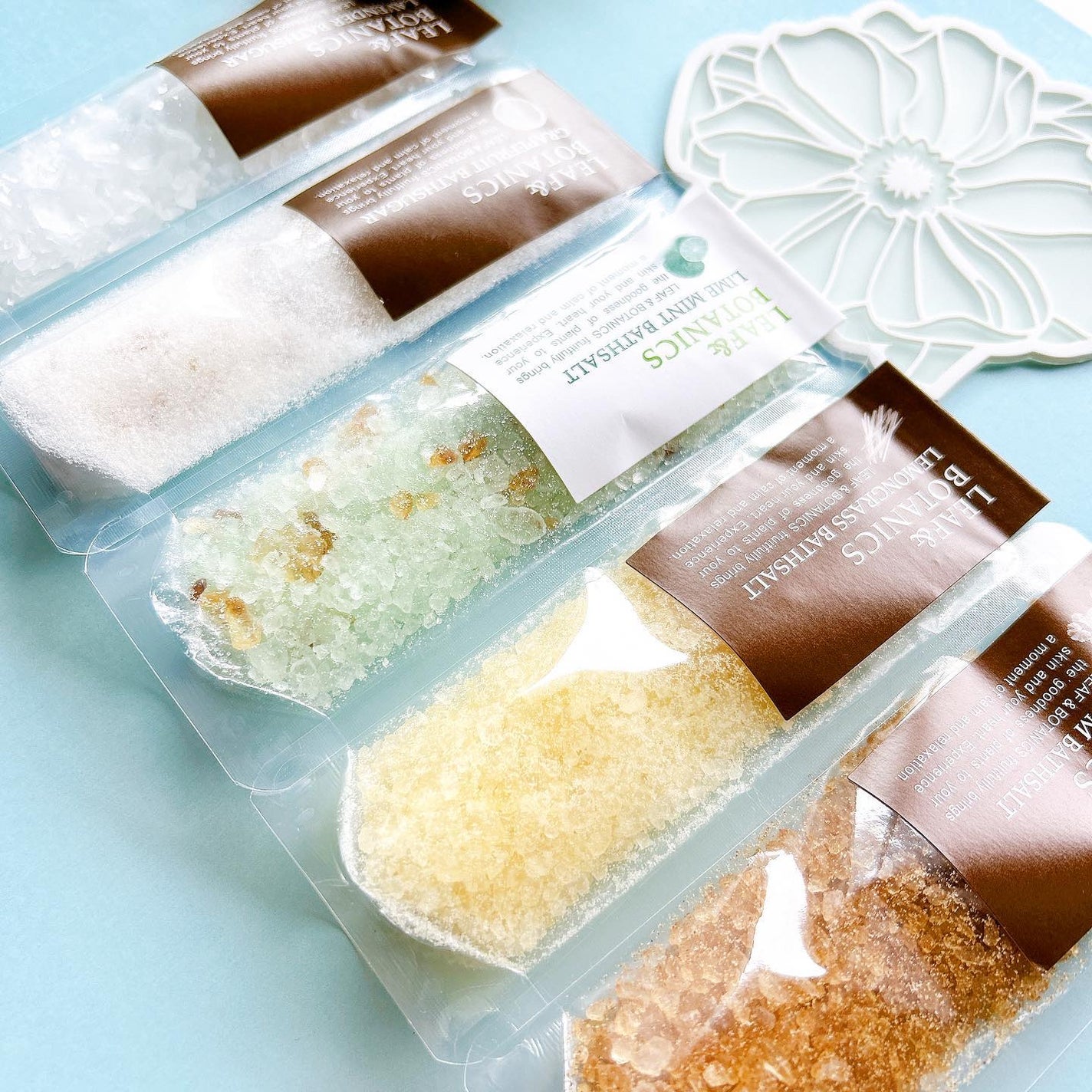 バスシュガー グレープフルーツ/LEAF&BOTANICS /保湿系入浴剤を使ったクチコミ(2枚目)