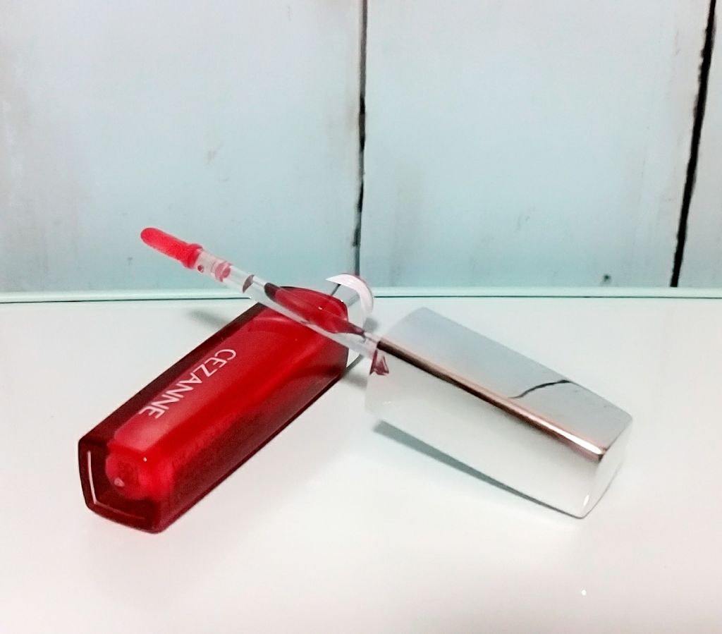 ジェルグロスリップ/CEZANNE/リップグロスを使ったクチコミ（2枚目）