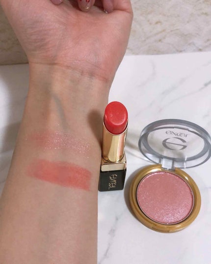 シャイニーシャドウ N/excel/単色アイシャドウを使ったクチコミ(2枚目)