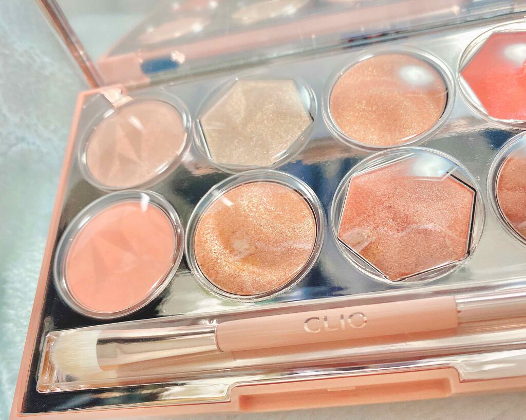 プリズム エアー アイ パレット/CLIO/アイシャドウパレットを使ったクチコミ（2枚目）